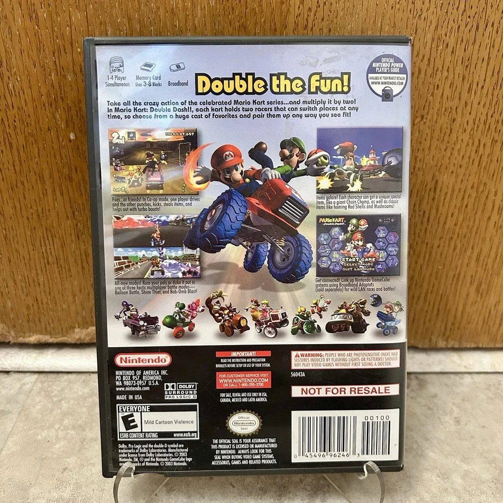 Mario Kart Double Dash Nintendo GameCube Game CIB